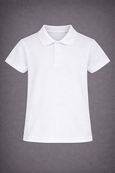 Dıgıl Kids Children's Polo Collar T-Shirt Short Sleeve White Red Lilac Yellow...