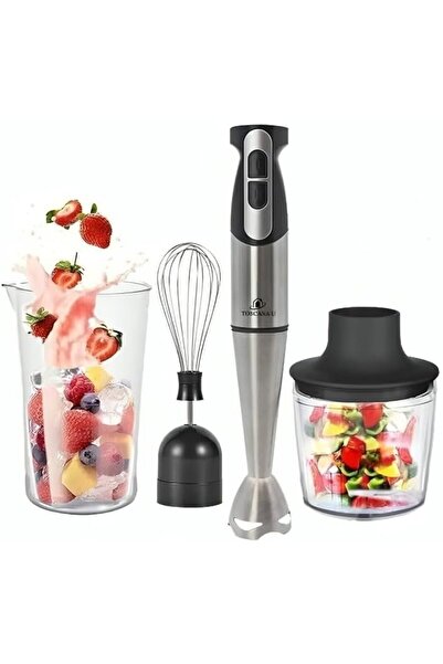 Generic خلاط يدوي متعدد الوظائف 4 في 1 يتميز بسرعتين، وقوة 850 واط، ووعاء سعة...