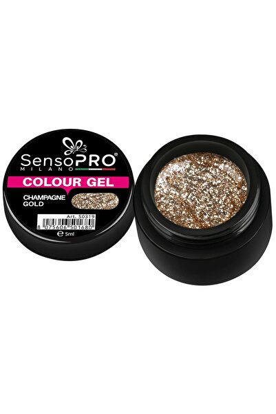 SensoPRO Milano Gel UV auriu-șampanie 5ml,