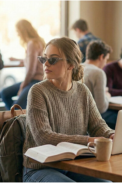 Nilu Moda Cat eye women's sunglasses