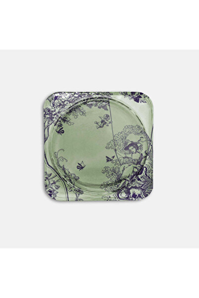 VITELLI DUBAI FİORİ52 Timeless Collection Green Acrylic Coaster