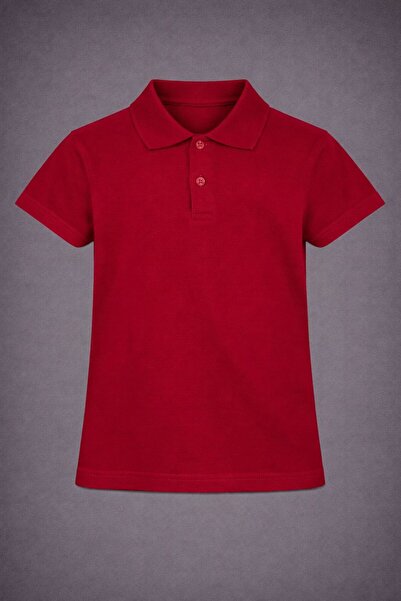 Dıgıl Kids Children's Polo Neck T-Shirt Short Sleeve Pink Black Navy Blue Cla...