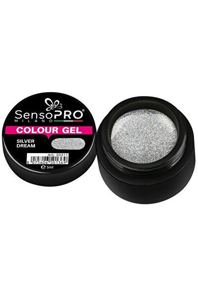 SensoPRO Milano Colored UV Gel Silver Dream 5ml,
