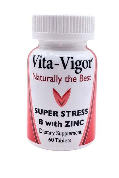 VITA VIGOR Super Stress B W/Zin 60 Tablet