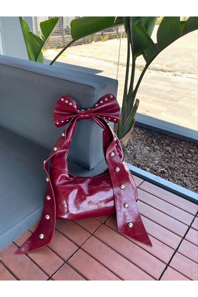 Senza Vedere Amora Fiyonk Detaylı El ve Omuz Çanta