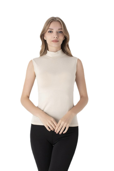 DREES Kadın Sıfır Kol Boğazlı Viskon Body