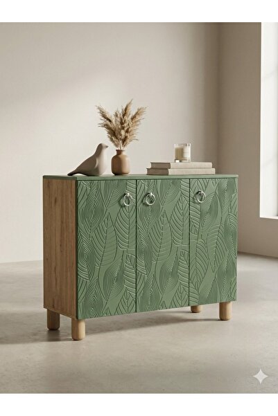 OSSEMOB YEŞİL RÜYA - BOHEM ÇOK AMAÇLI MEMBRAN KAPAKLI DOLAP