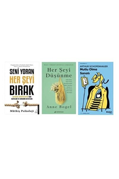 Can Yayınları seni yoran herseyi birak +herseyi dusunme+mutlu olma sanati=(3k...