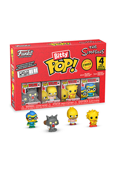 Funko Bitty POP collectible figure set! The Simpsons &minus; Itchy (4...