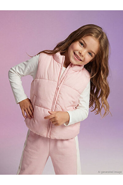 LC Waikiki Sparkling Choices by Shining Store Judge Roba Collar Girl's Inflat...