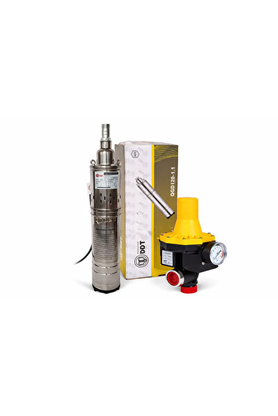 DDT Promo package Submersible pump, DDT, QGD120, 1.1 kW, Stainless steel, 3 m...
