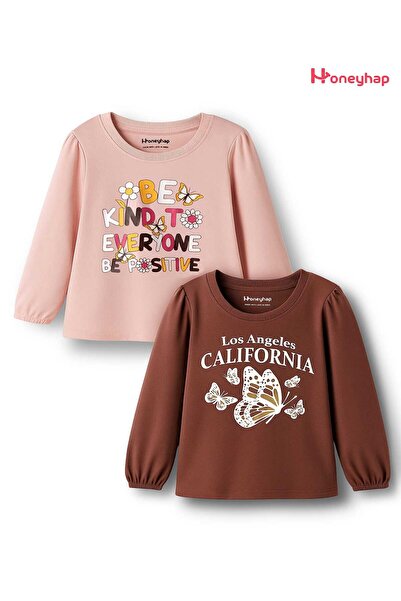 Honeyhap Premium 100% Cotton Knit Full Sleeve T-Shirts Bio Wash & Text (Pack ...