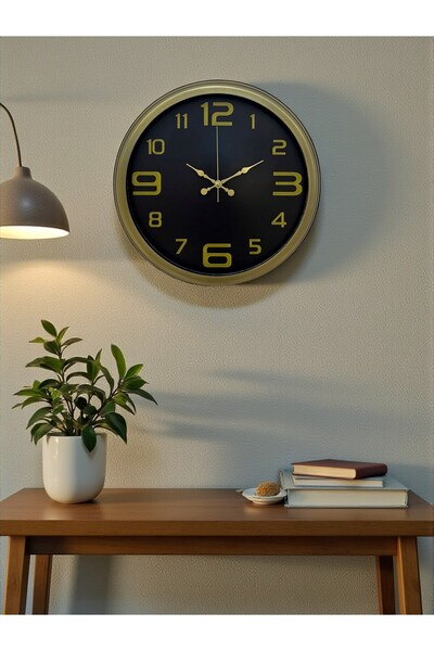 Nemere ساعة حائط معدنية عتيقة مقاس 40 سم من NemereHome