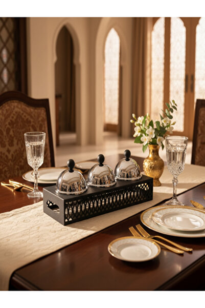 AKDC SBTC Metal Serving Bowl Set of 3