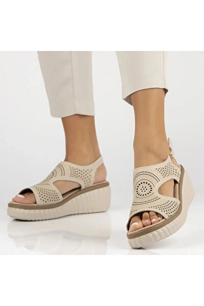 Filippo Genuine leather sandals 6819 beige