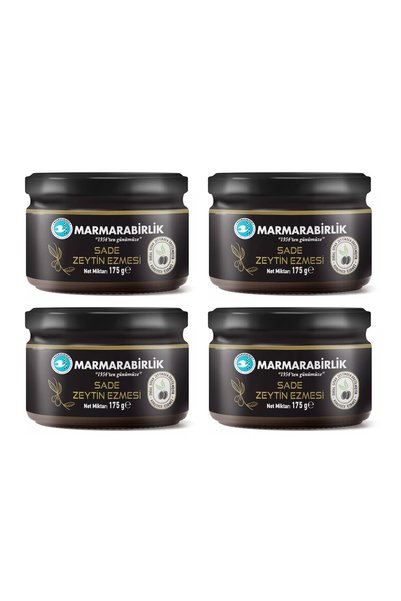 MarmaraBirlik Zeytin Ezmesi 175 gr Sade x 4 Adet