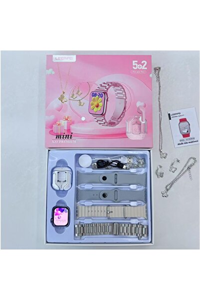 Tastech AKILLI KOL SAATİ KOLYE KÜPE BLUETOOTH KULAKLIK HEDİYELİ SAAT