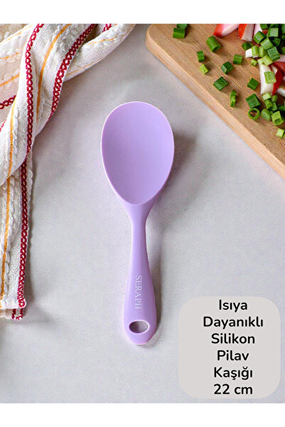 Seraph Isıya Dayanıklı Silikon Pilav Kaşığı 22 cm 1 Adet