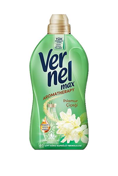 Vernel Max Konsantre Çamaşır Yumuşatıcısı 1440ml (60 YIKAMA) Ihlamur Çiçeği
