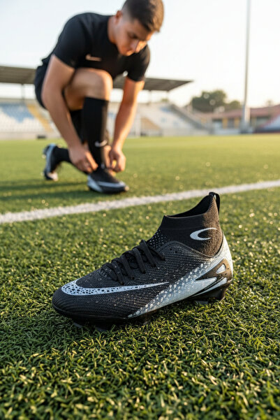 enoch Enoch Professional Ankle Soccer Cleats with Socks
