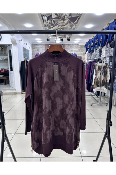ballı butik İpek kupra tunik