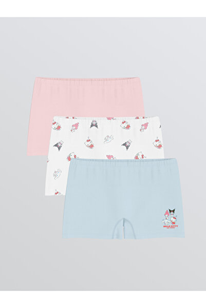 LC Waikiki مجموعة من 3 سراويل داخلية للبنات مزينة برسومات هيلو كيتي