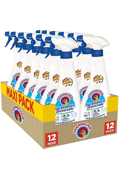 Chanteclair Set of 12 x Degreaser Spray with Bicarbonate, 600 ml