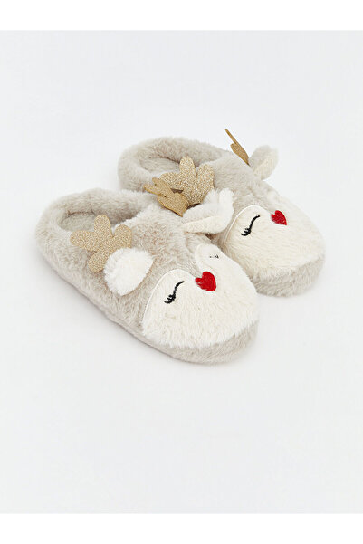 LC Waikiki Two Mt Shop Quality Lcw Steps Beige Baby Girl Slippers
