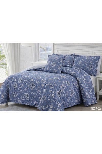 Crestj Double-sided summer bedspread, 4 pieces, multi-colored