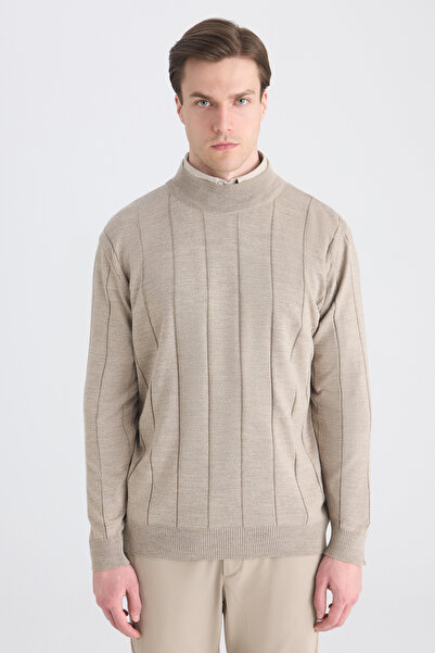 D'S Damat Ds Damat Regular Fit Mink Sweater