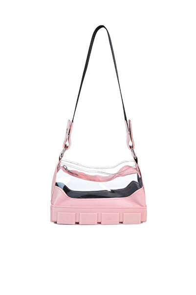 london Rag Women Pink Clear Utility Handbag