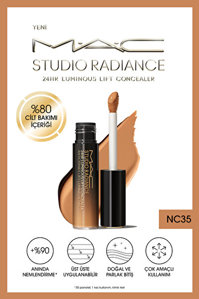 M.A.C Studio Radiance 24hr Luminous Lift Concealer - Cilt Bakım İçerikli Seru...