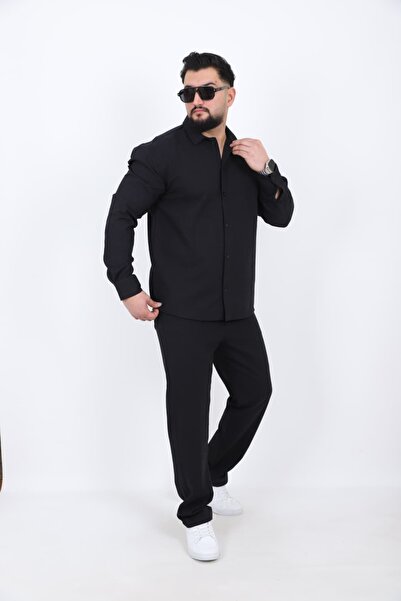 L-KOM Men's Linen Shirt Pants Set