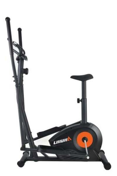 lijiujia جهاز تمارين بيضاوي مغناطيسي 2 في 1 مع مقعد قابل للتعديل - موديل BC-8...