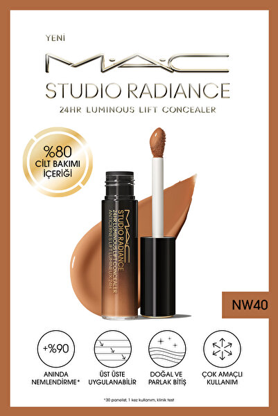 M.A.C Studio Radiance 24hr Luminous Lift Concealer - Cilt Bakım İçerikli Seru...