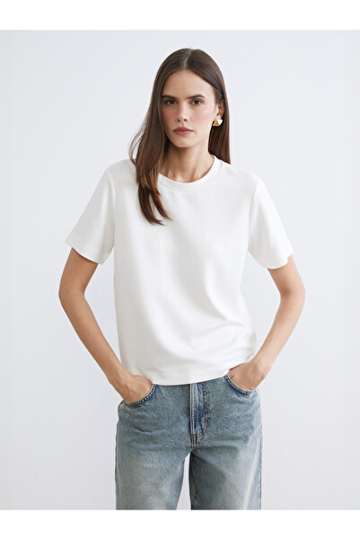 LC Waikiki Tricou de damă cu guler rotund și atingere moale