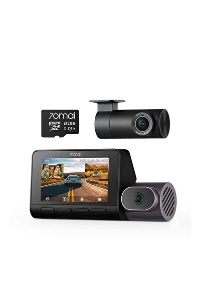 70MAİ Premium 2 Cameras Dash Cam 4K T800 with 3 Lenses