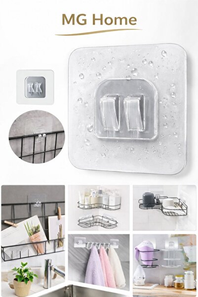 VENON 6 Adet♥️ Süper Güçlü Şeffaf Çerçeve Askısı Lekesiz Duvar Yapışkanı Mutf...