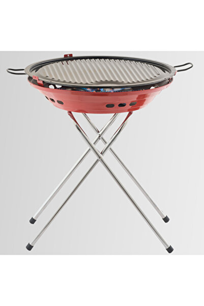 Orgaz GR-810/3 Çapraz Ayaklı Tüplü Dumansız Mangal Saç Grill