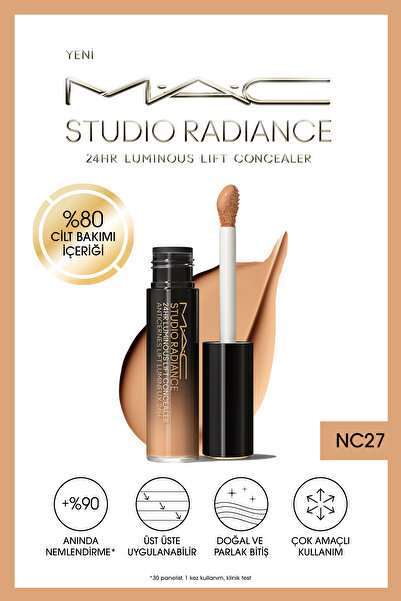 M.A.C Studio Radiance 24hr Luminous Lift Concealer - Cilt Bakım İçerikli Seru...