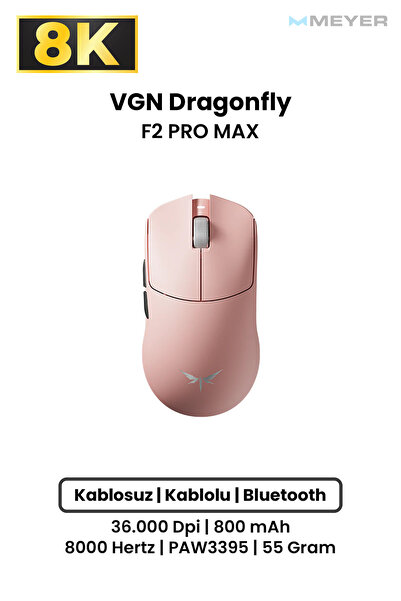 Meyer Gaming VGN Dragonfly F2 Pro Max Ultra-Lightweight 8K Wireless Gaming Mouse