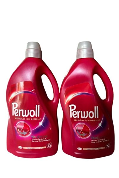 Perwoll COLOR, 2Xpcs, Liquid Detergent, 3.96L, 72 washes