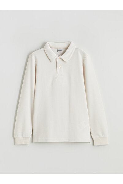 LC Waikiki Textured polo shirt for boys.