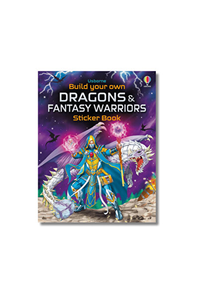 Usborne Build Your Own Dragons and Fantasy Warriors Sticker Book - Sticker book