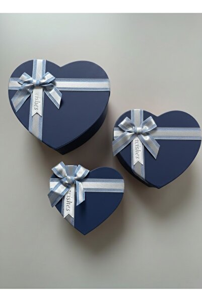 VESTA Concept 3'lü Kalp Şeklinde Hediye Kutusu Seti - Sevgililer Günü, Doğum ...