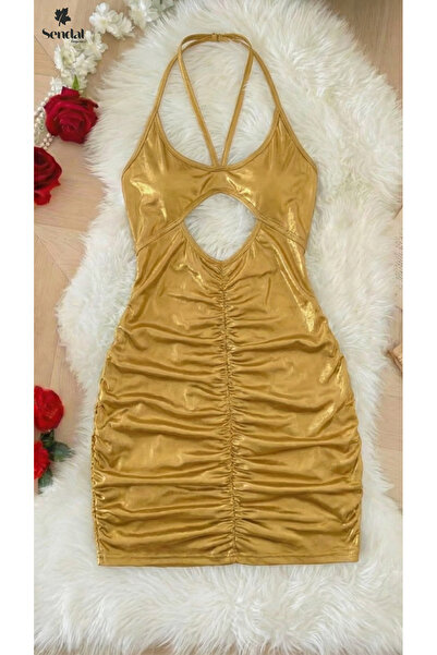 Generic Luxurious lingerie dress with a front slit and fitted silhouette – a ...