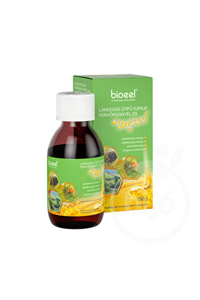 Bioeel Pine bud syrup, mint and honey 150 gr