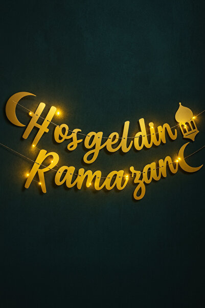 Saatistan Led Işıklı Ramazan Hoşgeldin Yazısı, Bayram Dini Süsleme, 11 Ayın S...