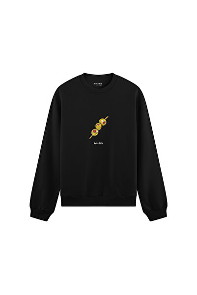 The Lucid Lab Extra Dirty Oversize Sweatshirt - Black