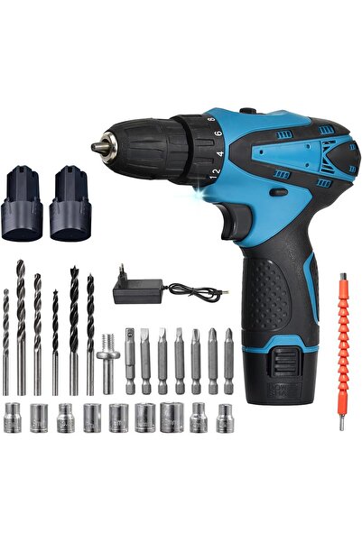 genric 12 V Cordless Screwdriver Set, Powerful Drill Sets, Cordless Drill wit...